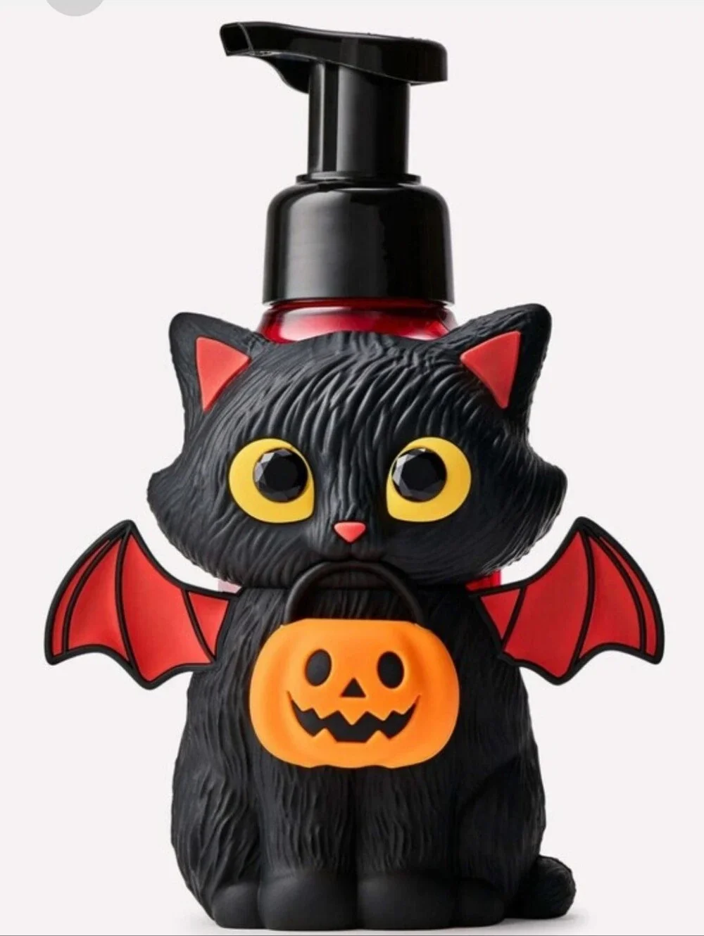 🐈‍⬛️✨️NWT 🐈‍⬛️🎃Bath Body Works Spooky Black Cat Hand Soap Dispenser Lights Up